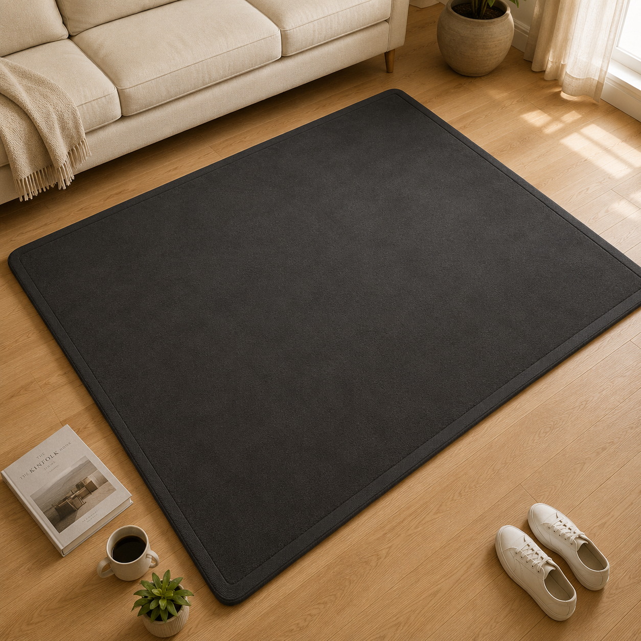 Memory Foam Play Mat — Charcoal