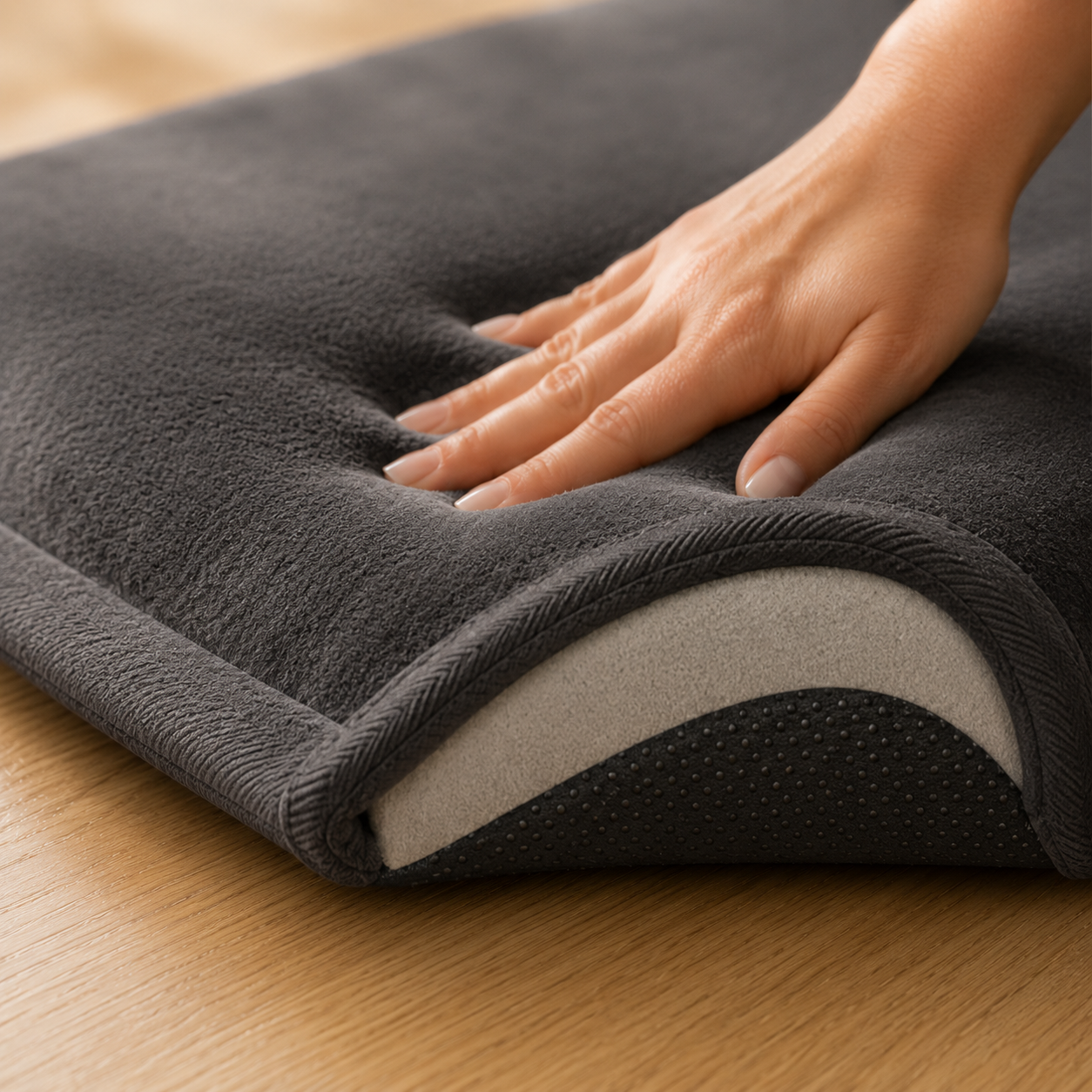 Memory Foam Play Mat — Charcoal