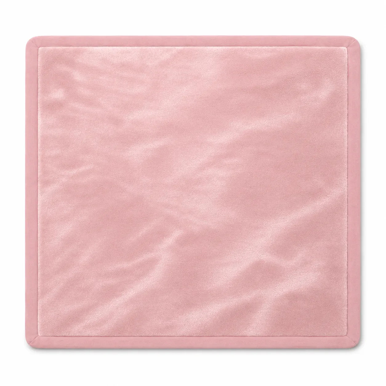 PocoKoko memory foam play mat in blush pink — flatlay